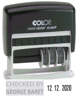 COLOP MINI DATER WITH PLATE 10X25MM - Al Masam Stationery LLC